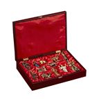 REAL LIFE NATIVITY ORNAMENT SET WITH WOODEN BOX